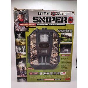 Stealth Cam Sniper IR STC-DVIR4 Trail Cam Jim Shockey Signature Edition